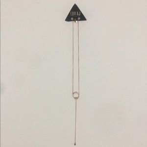 Luv Aj Jewelry - LUV AJ ROSE GOLD lariat necklace Luv Aj Jewelry - LUV AJ ROSE GOLD lariat necklace